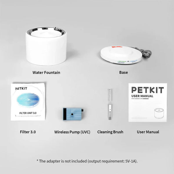 Petkit Eversweet 3 Pro Smart Automatic Water Fountain with Wireless Pump for Cats & Dogs (White)