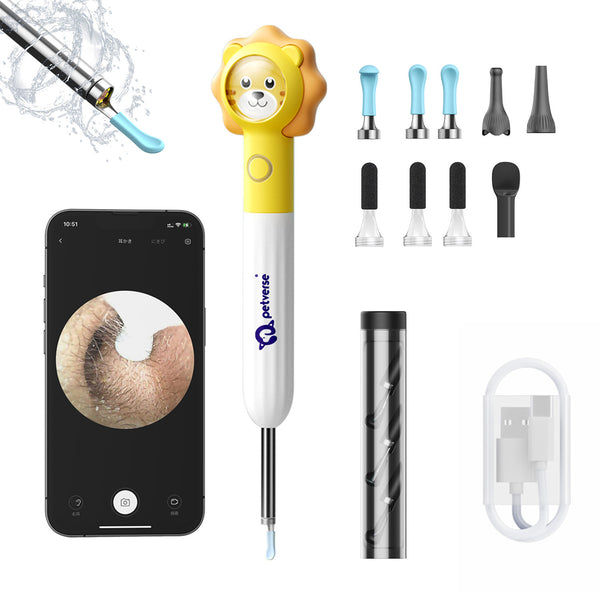 Petverse Smart Visual Pet Ear Cleaner with Camera for Dogs & Cats