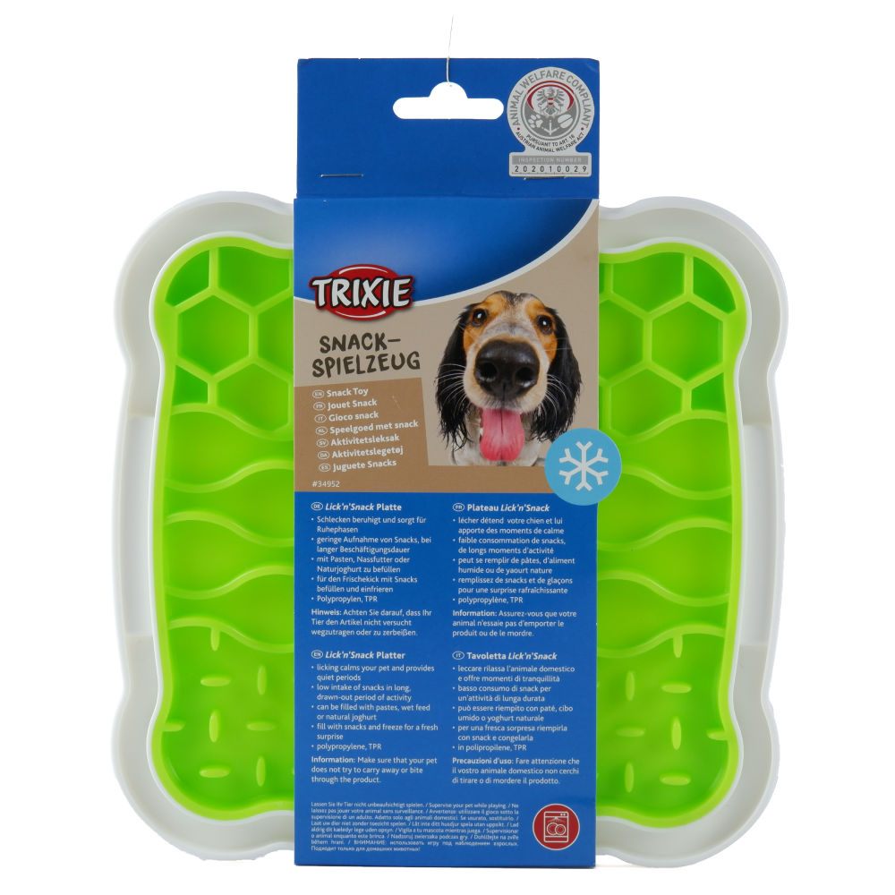 Trixie Lick N Snack Platter for Dogs (Green)