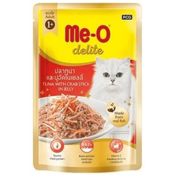 Me O Delite Tuna with Crab Sticks in Jelly Cat Wet Food