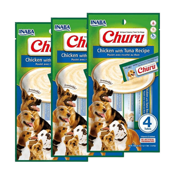 INABA Churu Chicken with Tuna Flavour Dog Treats