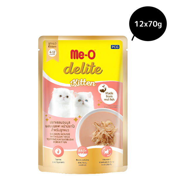Me O Delite Salmon Moose Gravy Kitten Wet Food