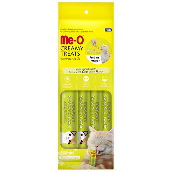 Me O Bonito, Chicken, Liver, Goat, Milk, Tuna Combo Creamy Treats Cat