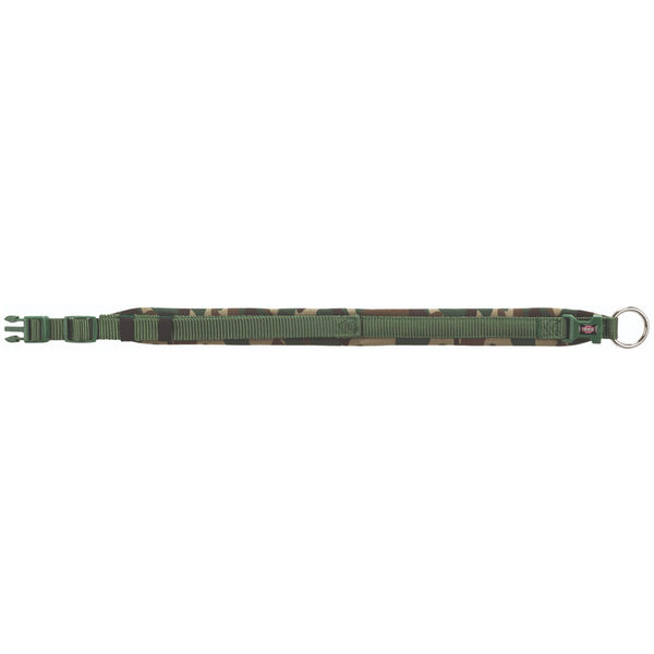 Trixie Premium Extra Wide Neoprene Padded Collar for Dogs (Camouflage/Forest Green)