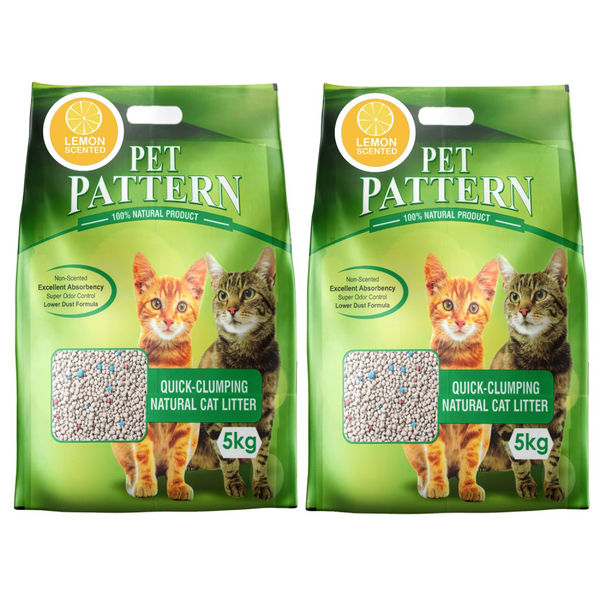 Pet Pattern Lemon Scented Cat Litter