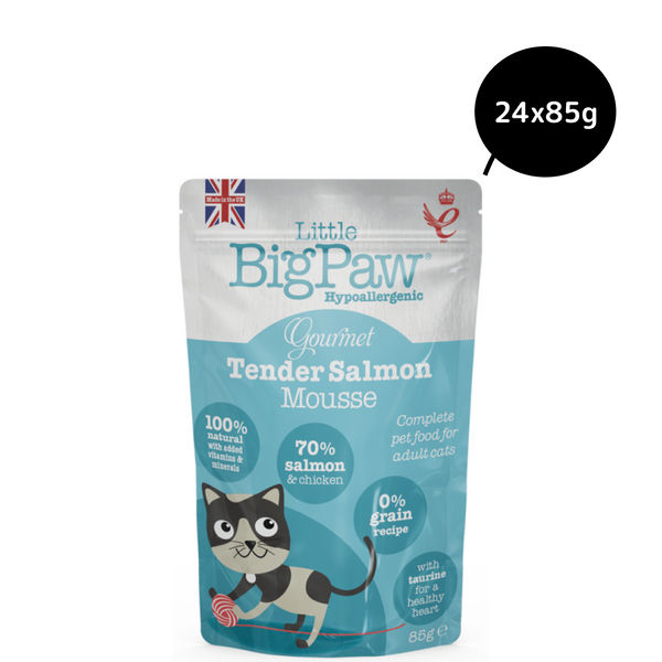 Little Big Paw Atlantic Salmon Mousse Cat Wet Food