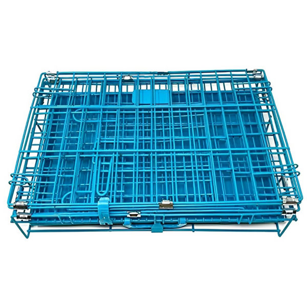 Chullbull Single Door Iron Powder Coated with Removable Tray Carrier for Dogs and Cats