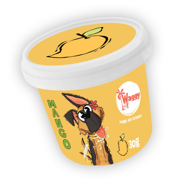 Waggy Zone Mango Ice Cream for Pets