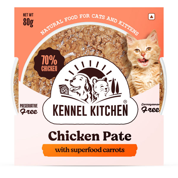 Kennel Kitchen Chicken Pate with Superfood Carrot Cat Wet Food