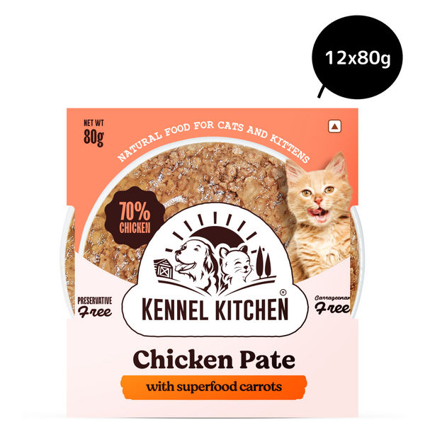 Kennel Kitchen Chicken Pate with Superfood Carrot Cat Wet Food