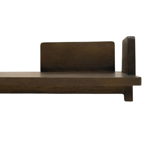 FurryLiving Barkly Bed with Cushion for Dogs (Dark Brown/Cream Cushion)