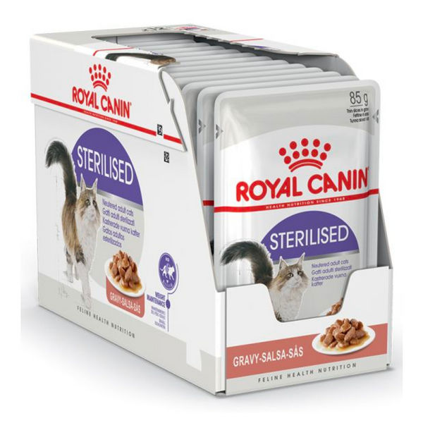 Royal Canin Instinctive and Sterilised/Neutered Gravy Adult Cat Wet Food Combo