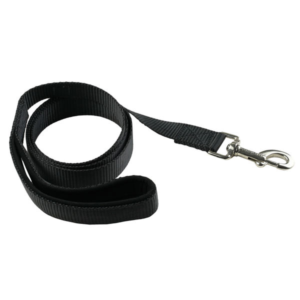 TopDog Premium Nylon Collar and Leash Set for Dogs (Black)