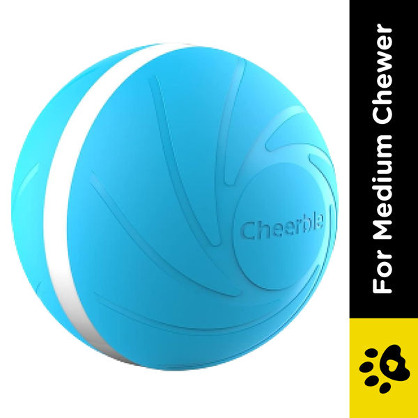 Cheerble Wicked Ball Interactive Toy for Dogs (Blue)