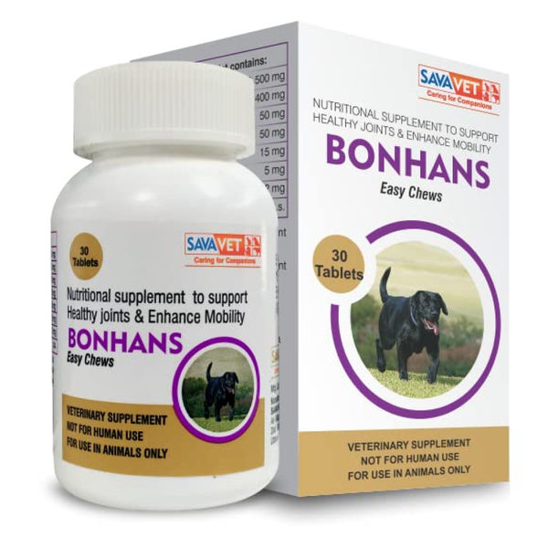 Savavet Bonhans Tablet Joint Support for Dogs (pack of 30 tablets)