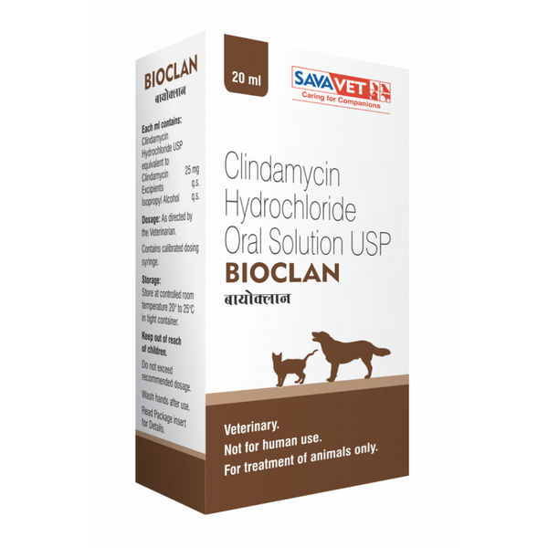 Savavet Bioclan (Clindamycin) Oral Solution for Dogs and Cats (20ml)