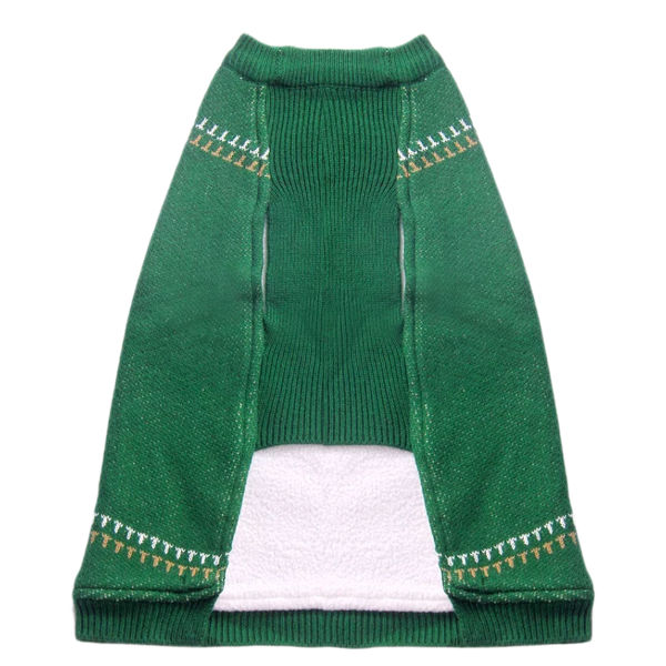 Petsnugs Christmas Reindeer Sweater for Dogs and Cats (Dark Green)