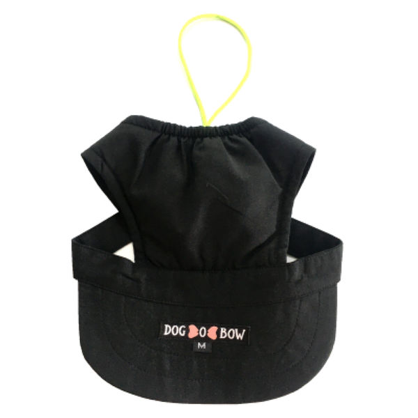 Dogobow Baseball Cap for Dogs (Black) (Get a Bow Free)