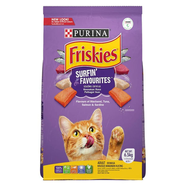 Purnia Friskies Surfin Favourites Adult Cat Dry Food