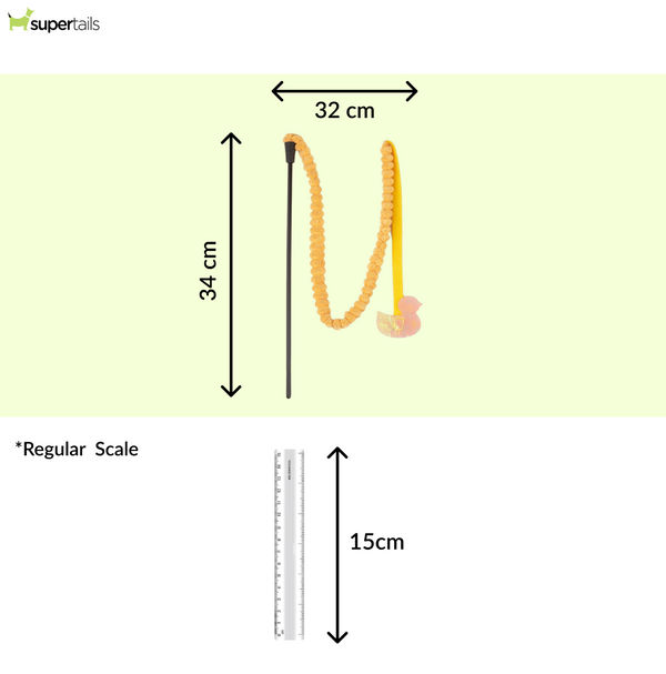 Barkbutler x Fofos Interactive Wand Teaser Toy for Cats