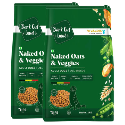 Bark Out Loud Naked Oats & Veggies, Veg Adult Dog Dry Food