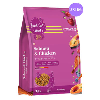 Bark Out Loud Salmon and Chicken Kitten Dry Food