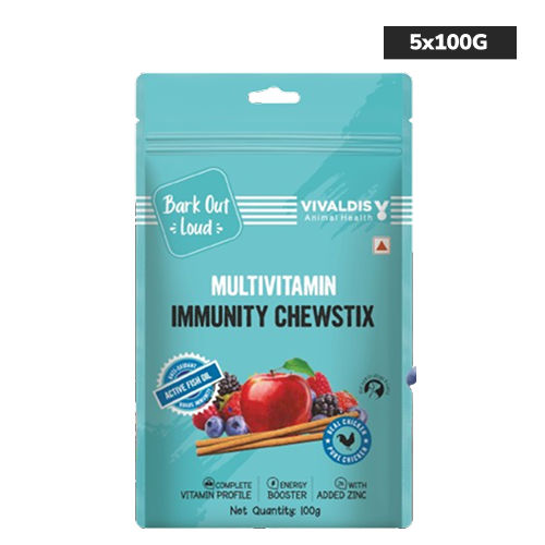 Bark Out Loud Immunity Multi Vitamin Chew Stix for Dogs and Cats