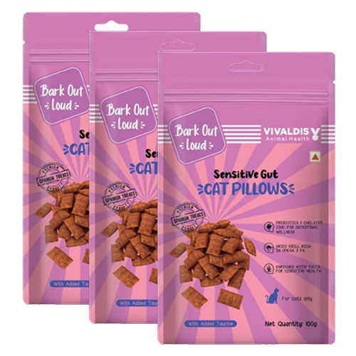 Bark Out Loud by Vivaldis Pillows for Sensitive Gut Cat Treats