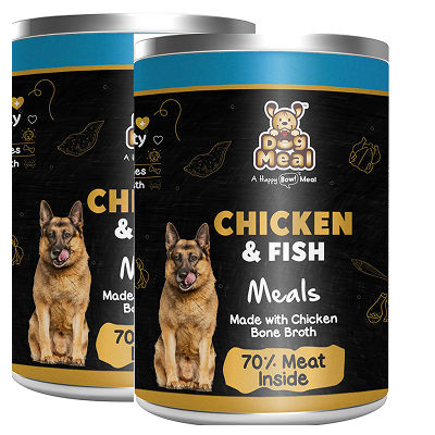Dog Meal Chicken and Fish Meals Dog Wet Food