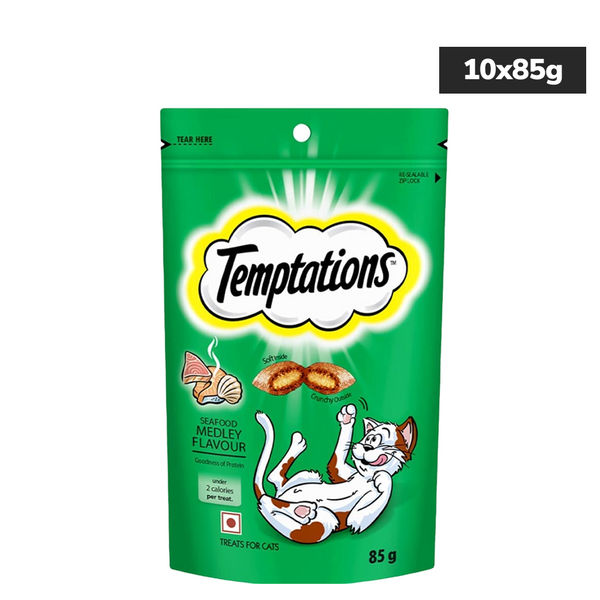 Temptations Seafood Medley Flavour Cat Treats