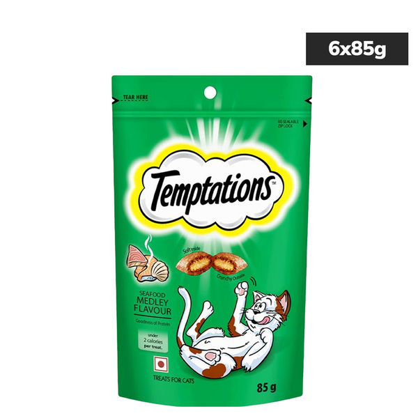 Temptations Seafood Medley Flavour Cat Treats