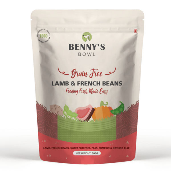 Bennys Bowl Lamb and French Beans & Chicken and Pumpkin Dog Fresh and Wet Food Combo