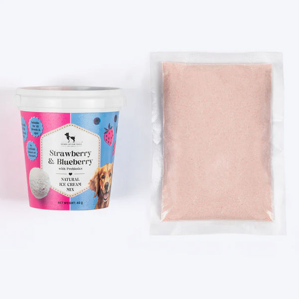 HUFT Strawberry & Blueberry with Prebiotics Ice Cream for Dogs