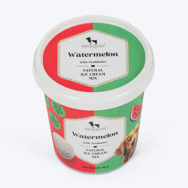 HUFT Watermelon with Prebiotics Natural Ice Cream for Dogs