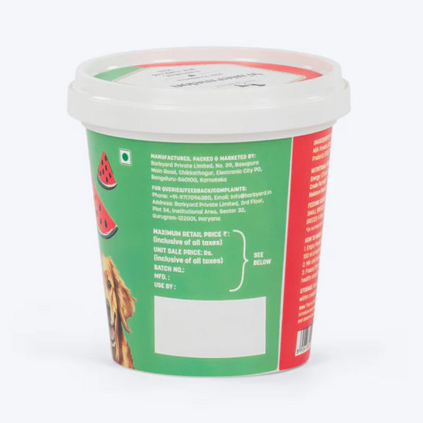 HUFT Watermelon with Prebiotics Natural Ice Cream for Dogs