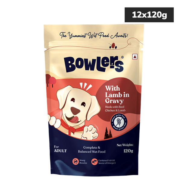 Bowlers Lamb in Gravy Adult Dog Wet Food