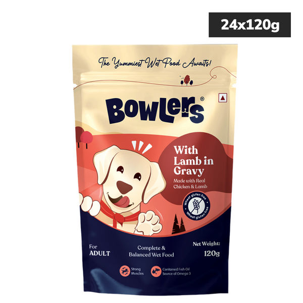 Bowlers Lamb in Gravy Adult Dog Wet Food