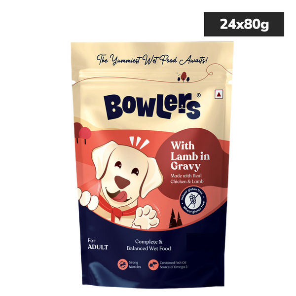 Bowlers Lamb in Gravy Adult Dog Wet Food