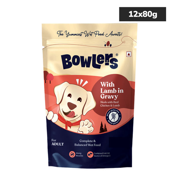 Bowlers Lamb in Gravy Adult Dog Wet Food
