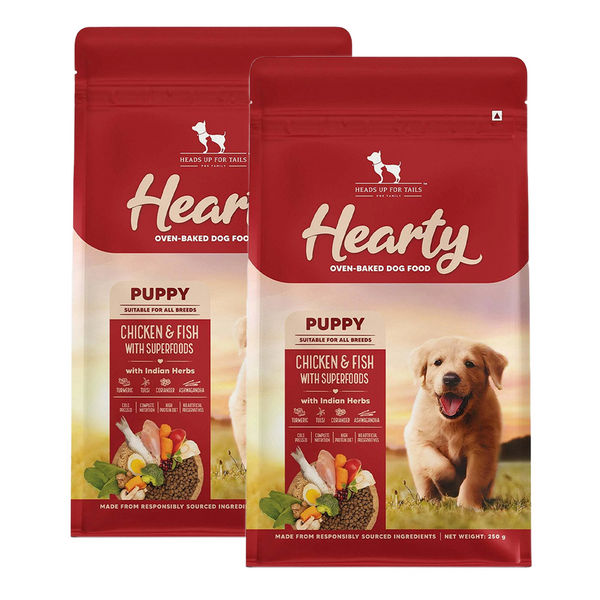 HUFT Hearty Oven Baked Chicken & Fish with Superfoods Puppy Dog Dry Food