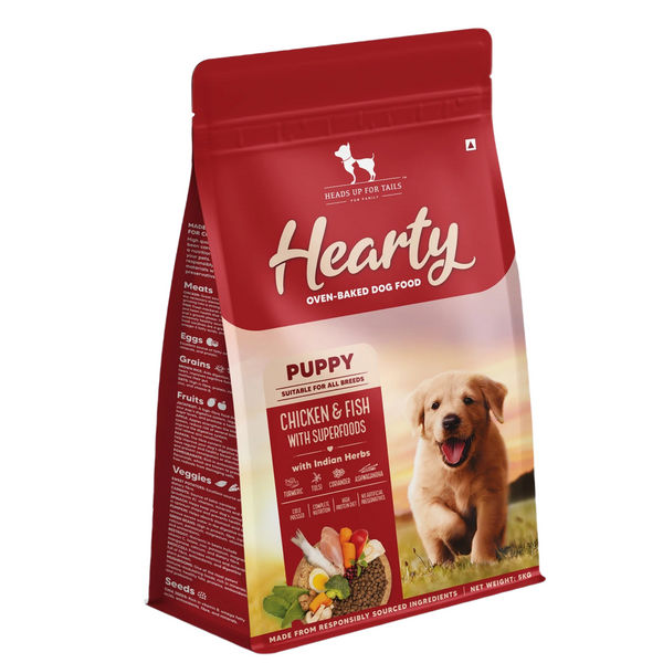 HUFT Hearty Oven Baked Chicken & Fish with Superfoods Puppy Dog Dry Food