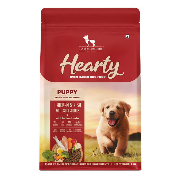 HUFT Hearty Oven Baked Chicken & Fish with Superfoods Puppy Dog Dry Food