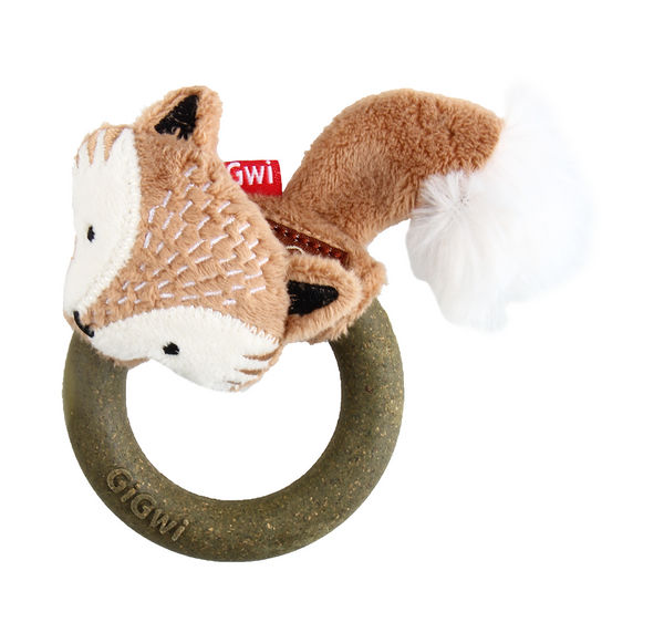 GiGwi Catch and Scratch Eco Line Fox Toy for Cats