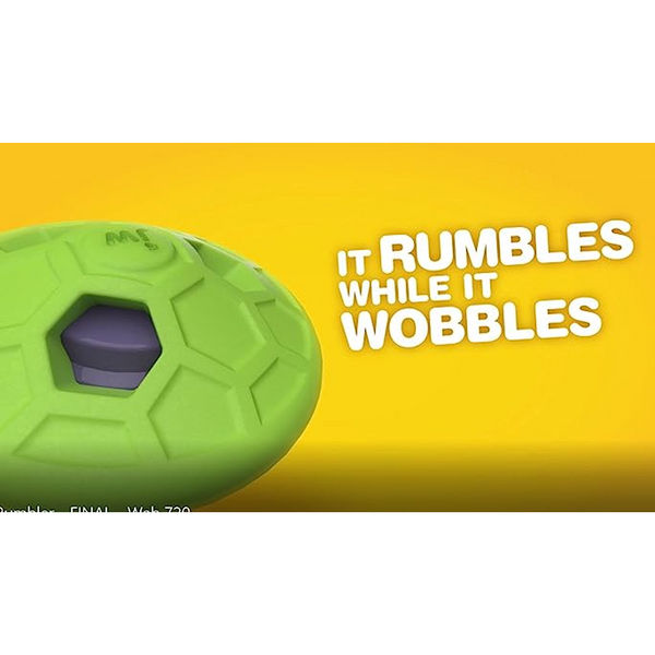 JW Natural Sound Rumbler Toy for Dogs (Green)
