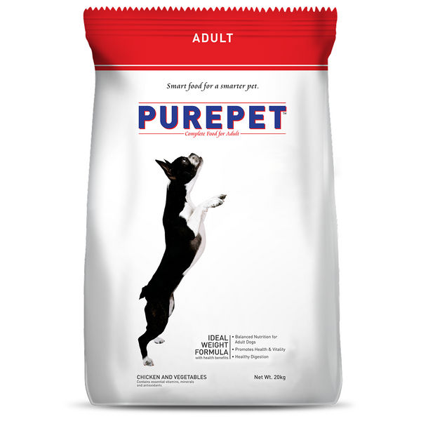 Purepet Chicken & Vegetable Adult Dog Dry Food