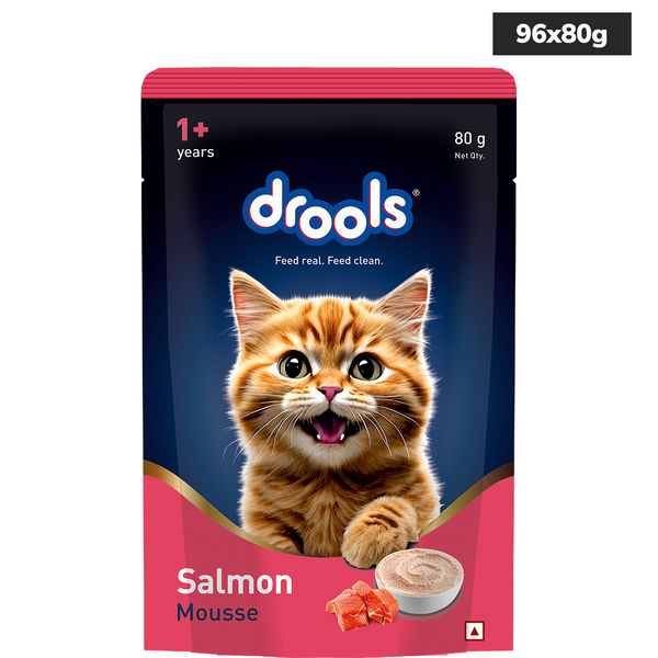 Drools Tuna and Ocean Fish and Salmon and Chicken Mousse Adult Cat Wet Food