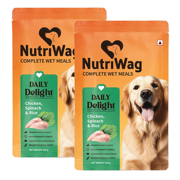 NutriWag Daily Delight Chicken, Spinach & Rice Dog Wet Food