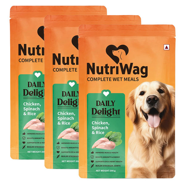 NutriWag Daily Delight Chicken, Spinach & Rice Dog Wet Food