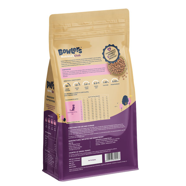 Bowlers Nutrimax Club Puppy Dog Dry Food