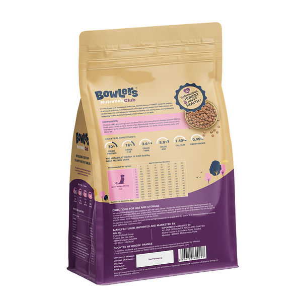 Bowlers Nutrimax Club Puppy Dog Dry Food